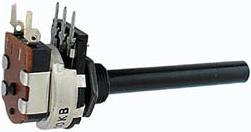 Actual product image Velleman Potmeter Mono Log 47K With Switch