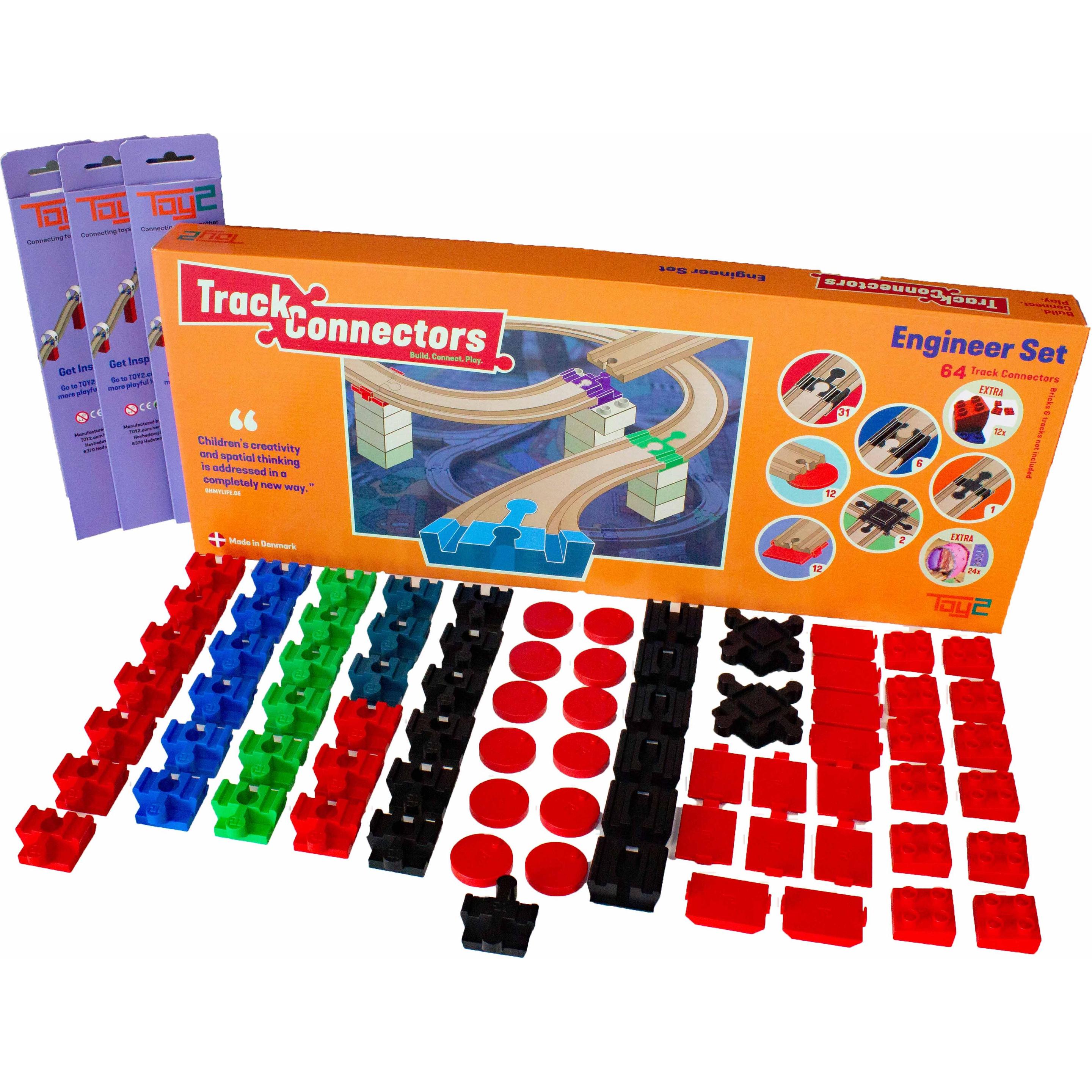 Toy2 Track Connector - Engineer Set incl. Slope & Arches (21035)