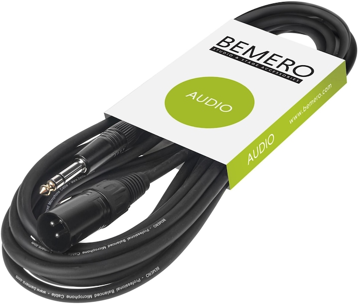 Produktbild Bemero XLRm - 6.3 Klinken (3 m, 6.3mm Klinke (Jack), XLR)