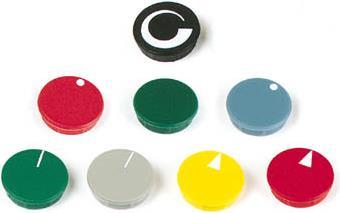 Velleman Lid For 28mm Button (Ligne jaune et blanche)