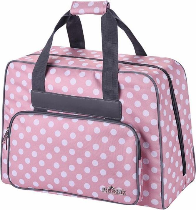 Produktbild Phönix Nähmaschinentasche Polka Dots rosa