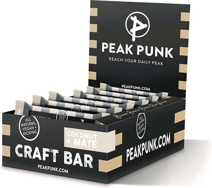 Actual product image Peak Punk Bio Energy Bar (15 pcs., 570 g)