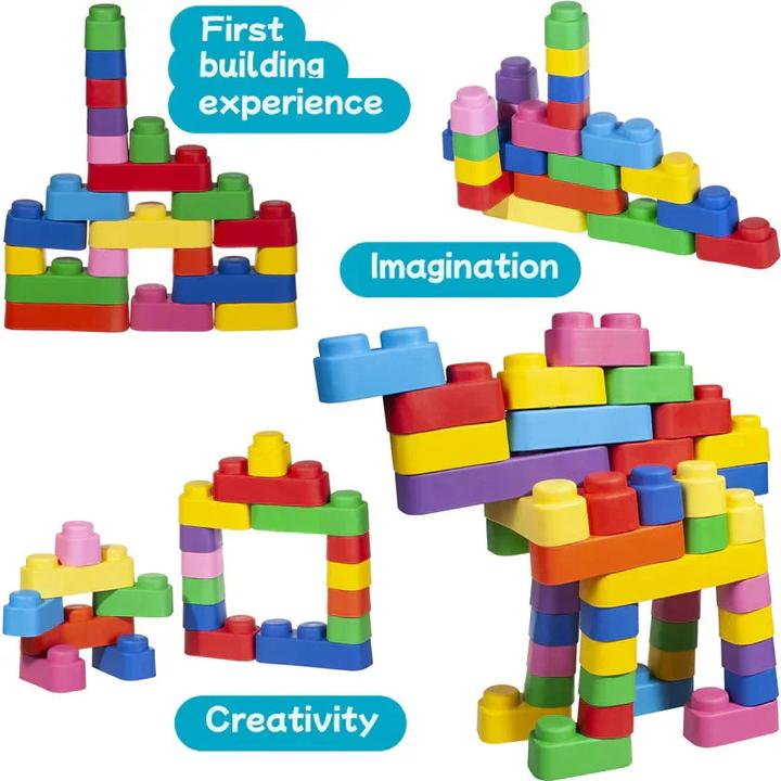 Immagine prodotto Montessori Impara e gioca, blocchi morbidi - 21 blocchi ® by Far far land