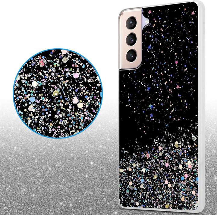 Produktbild Cadorabo TPU Cover funkelnder Glitter (Samsung Galaxy S21+)
