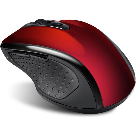 Advance S-SHAPE-RE Maus rechts RF Wireless Optisch 1000 DPI (Kabellos), Maus, Schwarz, Rot