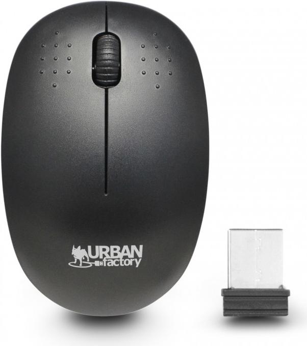 Image du produit Urban Factory Souris libre ambidextre RF sans fil optique 1000 DPI (Sans fil)