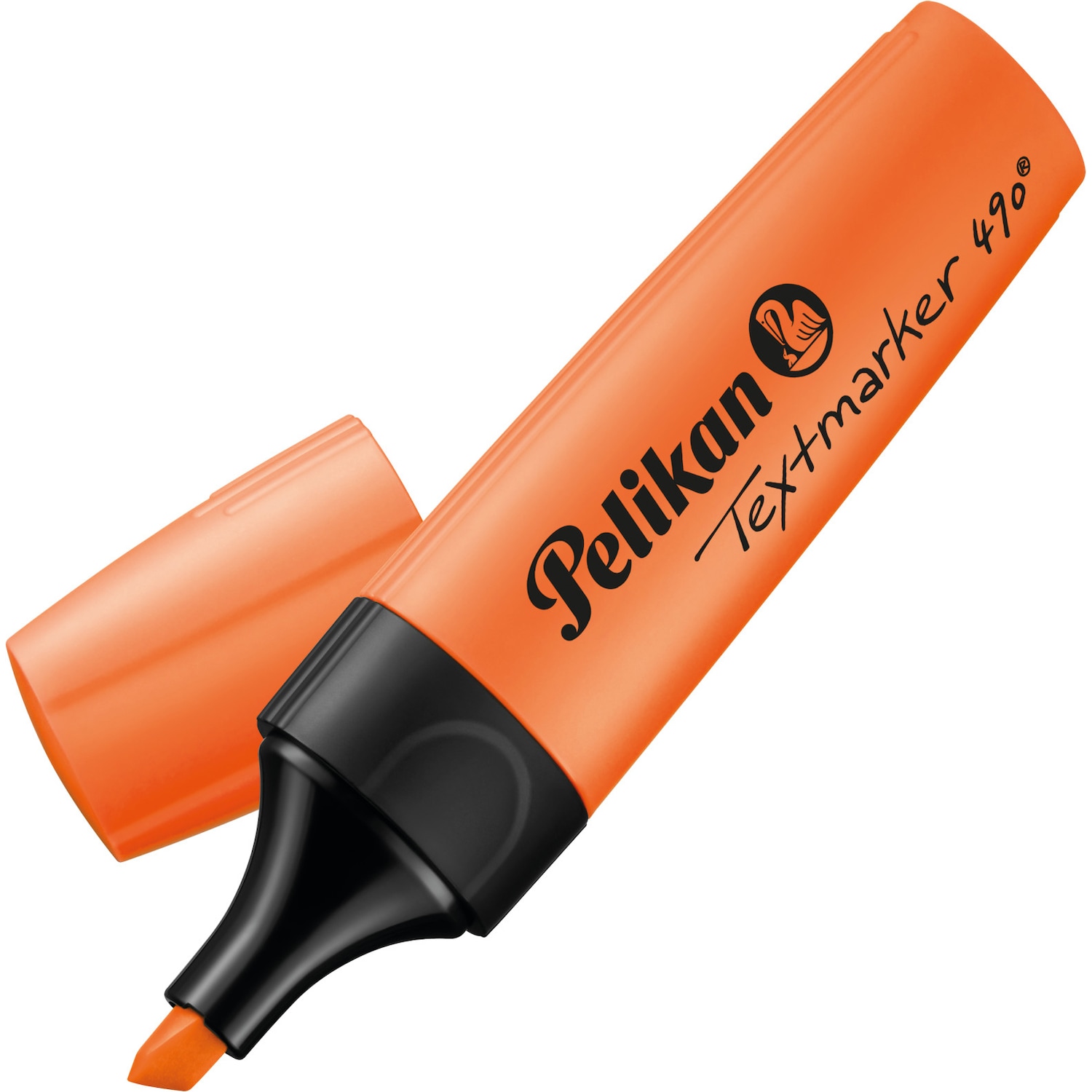 10x Pelikan, Marker, Textmarker 490 10er Pack (Orange, 10 x)