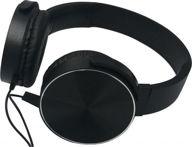Produktbild Rebeltec wired headphones Montana with microphone black (Kabelgebunden)