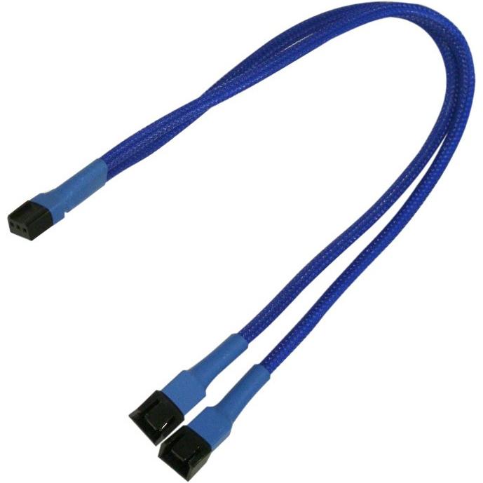 Nanoxia, Verlängerungskabel, 3-Pin Molex Y-Kabel (0.30 m)