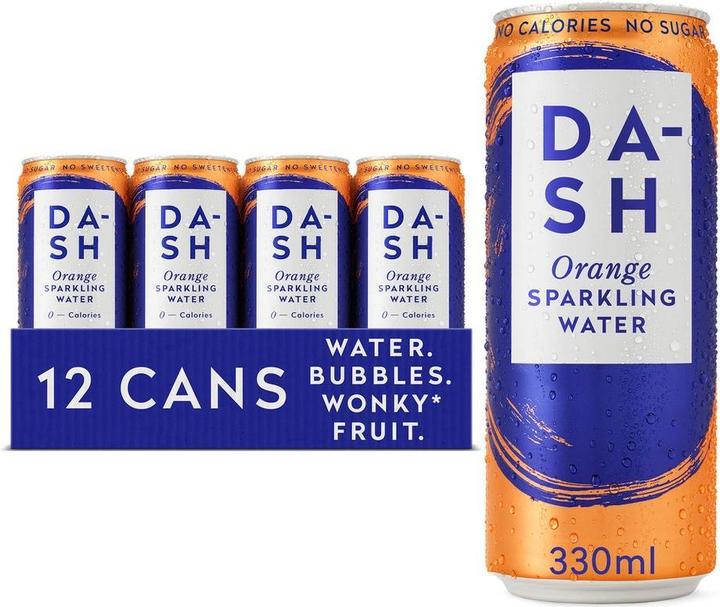 Actual product image Dash Water Orange (12 x 33 cl)