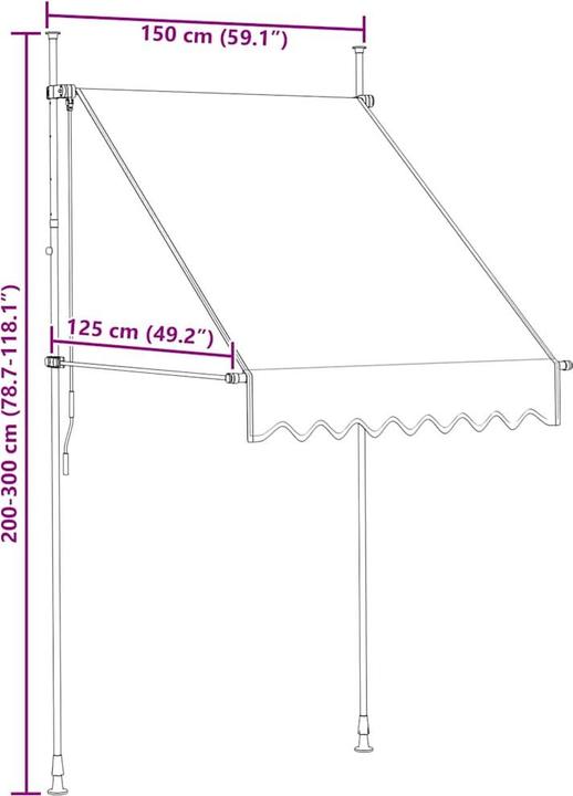Image du produit vidaXL Markise (1.20 m)