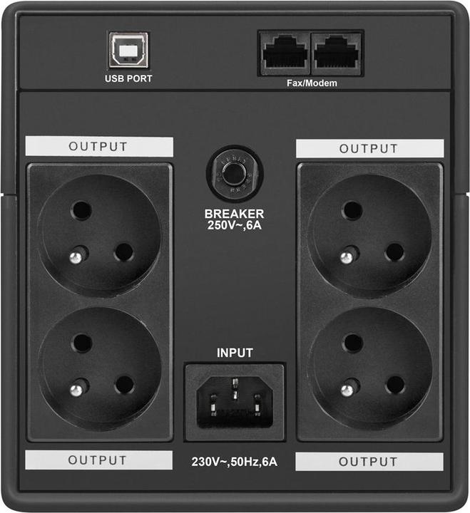 Image du produit Armac Alimentation de secours UPS HOME LINE-INTERACTIVE H/1500E/LED (1500 VA, 950 W, Line-interactive Onduleur)