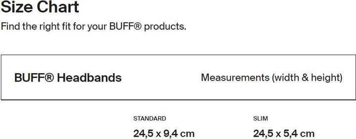 Actual product image Buff Dryflx headband