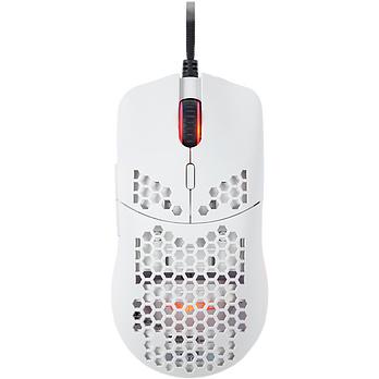 Fourze GM800 Maus Beidhändig USB Typ-A Optisch 16000 DPI (Kabelgebunden), Maus, Weiss