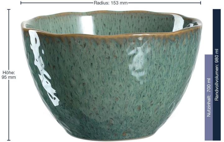 Produktbild Leonardo Schale Matera 980ml Grün (15 cm, 0.98 l, 6 x)