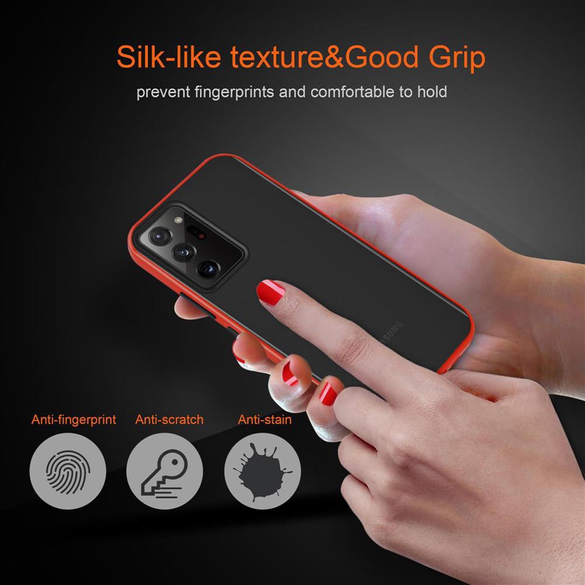 Thumbnail - Cadorabo Hybrid Matt Cover (Samsung Galaxy Note 20 Ultra), Smartphone Hülle, Transparent