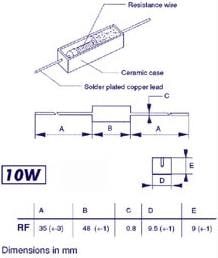 Velleman Resistor 10W 0E15