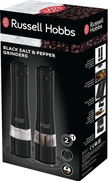 Actual product image Russell Hobbs Spice shaker salt and pepper shaker set (Salt, Pepper)