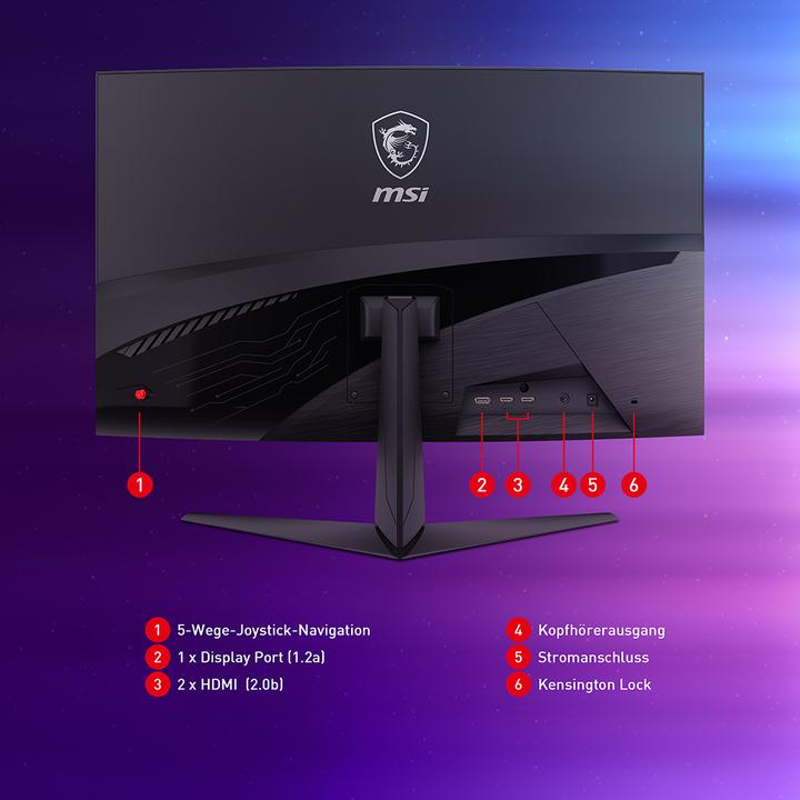 Produktbild MSI Optix G321CUVDE (3840 x 2160 Pixel, 32")