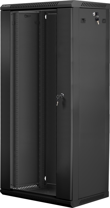 Produktbild Lanberg Wand- Rack 19 " 27U 600X450mm Schwarz (27 HE, 19 Zoll Rack)