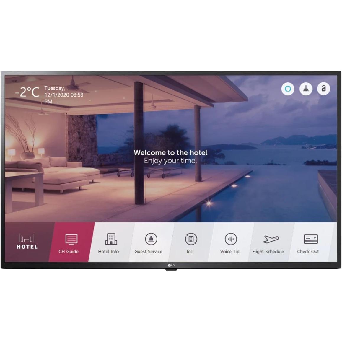 LG 55US342H9ZC (55", US342H, LED, 4K, 2022), TV, Schwarz