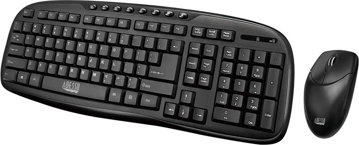 Adesso WKB-1330CB Keyboard RF Wireless QWERTY US English (Eng. Int., Wireless)
