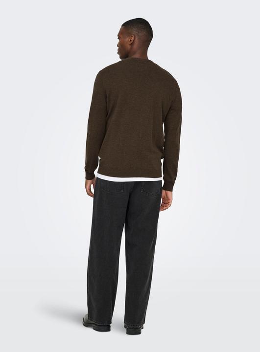 Immagine prodotto Only & Sons Onsloui Reg 12 Mel Crew Knit Noos (L)