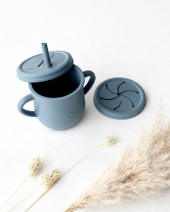Actual product image Oykami Baby Geschenkbox Blau "Oslo" Elch