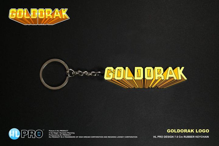 Actual product image High Dream Goldorak porte-clés caoutchouc Logo 7 cm