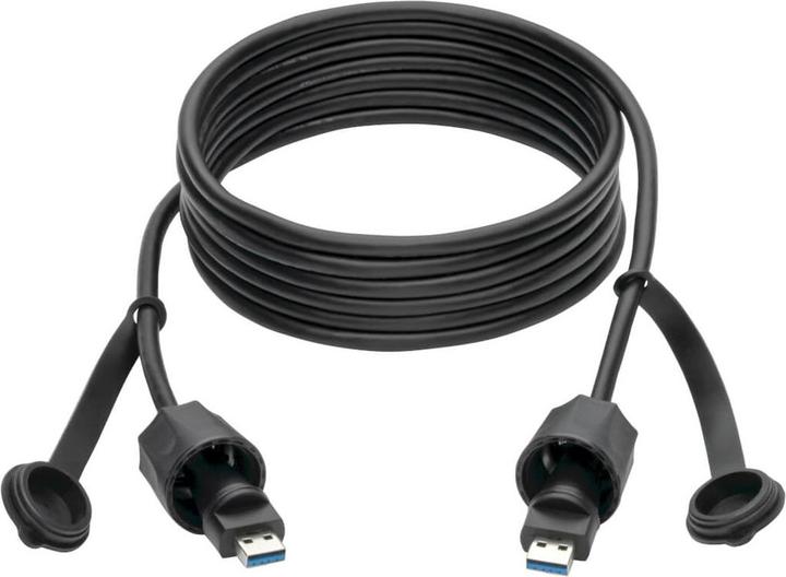 Produktbild Eaton TRIPPLITE USB-A Male to USB-A Male Cable SuperSpeed 3.0/3.1 Industrial 10ft. 3,05m - IP68 Shie (3 m, USB 3.2 Gen 1)