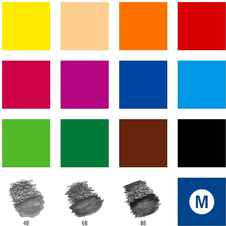 Produktbild Staedtler Gemischtes Aquarell Set (12x)