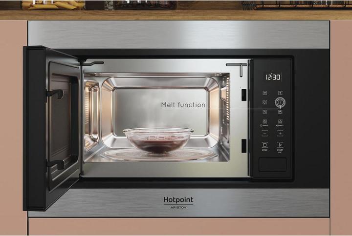 Produktbild Hotpoint Einbau-Mikrowelle, 20L, Edelstahl, MF20S IX