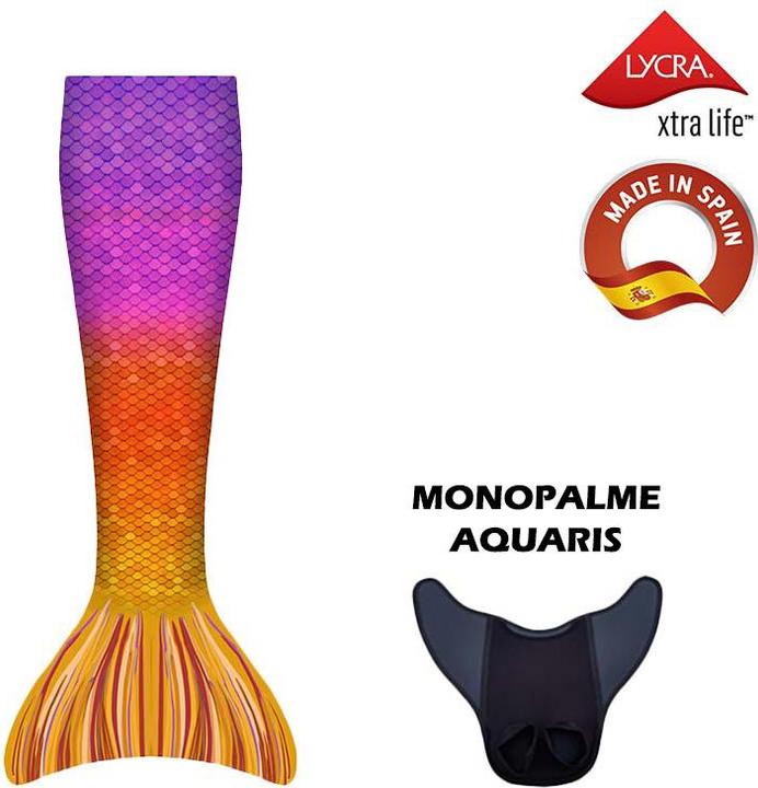 Immagine prodotto Kuaki Mermaids Costume da sirena con monope esclama aquaris (M)