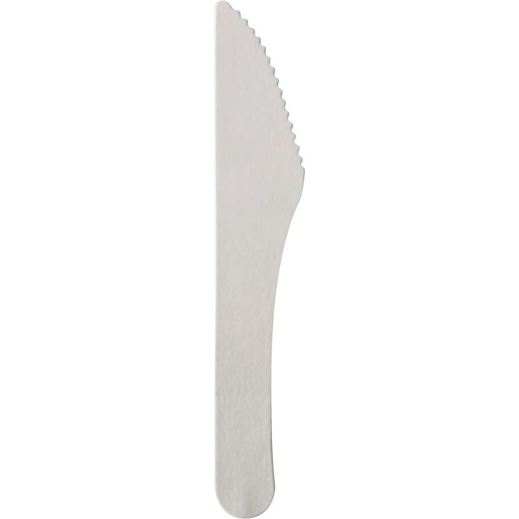 Papstar, Einweggeschirr, Papier-Messer "pure", L„nge: 158 mm, weiá, 100er (100 x)