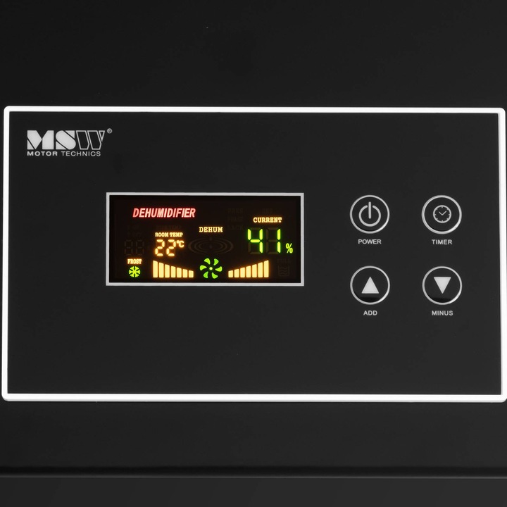 Produktbild MSW Bautrockner Luftentfeuchter Raumtrockner Raumentfeuchter 220 qm 158 L / 24 h (220 m², 158 l/24h)