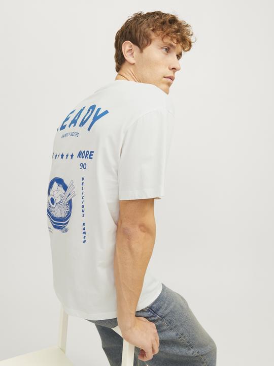 Actual product image Jack & Jones Jjcharge Printed Tee Ss Crew Neck Ln (XL)