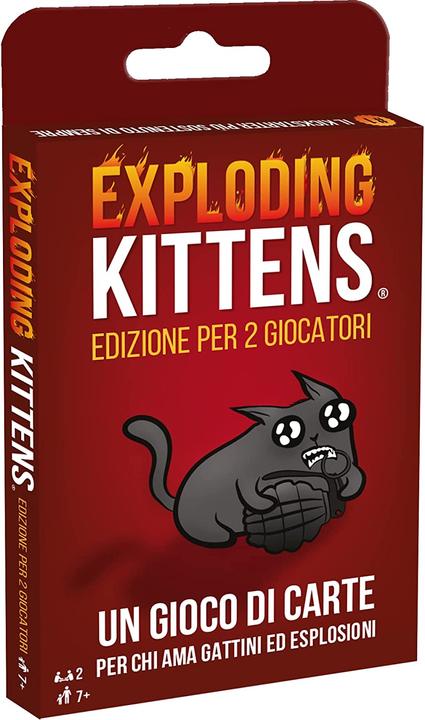 Produktbild Asmodée Exploding Kittens - 2 Player Edition (Italienisch)