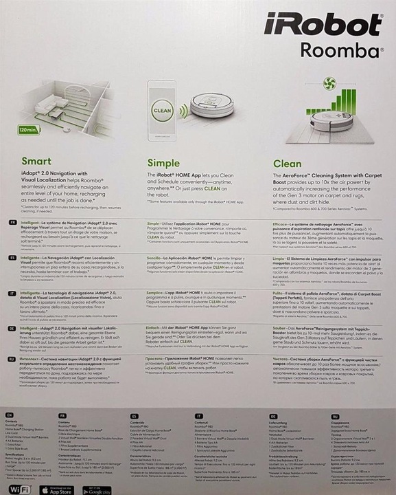 Produktbild iRobot Roomba 980 (Saugroboter)