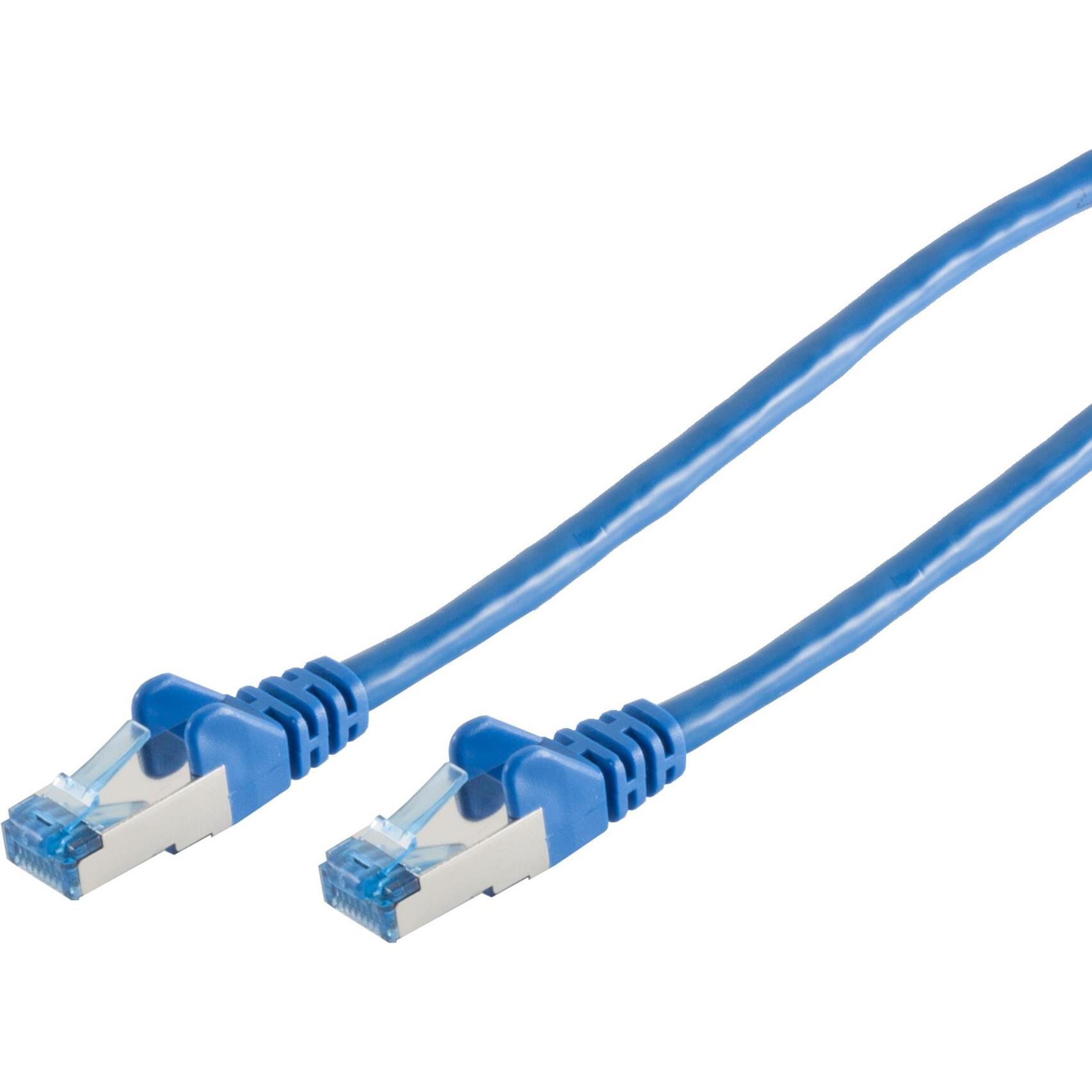 Shiverpeaks S/CONN maximum connectivity Netzwerkkabel-Patchkabel, cat 6A, S/FTP, PIMF, blau, 10,0m (S/FTP, CAT6a, 10 m),...