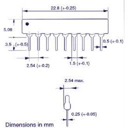 Velleman Resist. Array 1K0 (8 R'S 1 Common), Widerstand