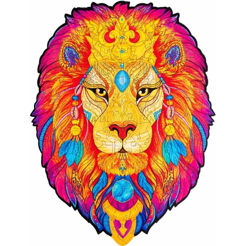 Thumbnail - Woodlika Holzpuzzle Der geheimnisvolle Löwe 160 Teile