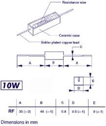 Velleman Resistor 10W 470E