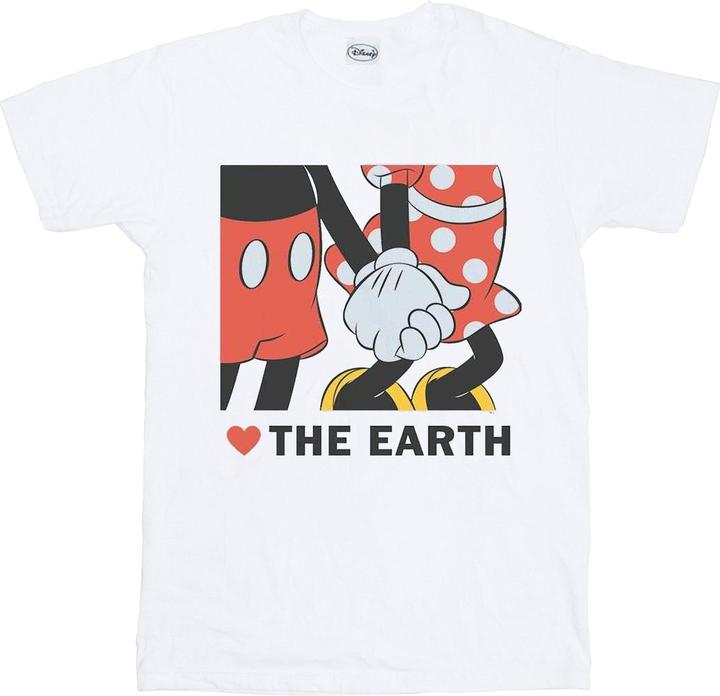 Image du produit Disney - T-shirt MICKEY MOUSE HEART THE EARTH - Femme (XL)