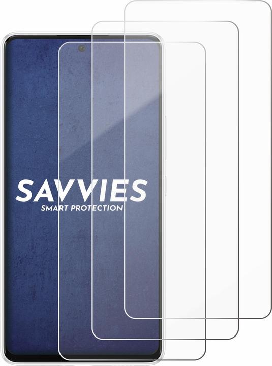 Actual product image Savvies Tempered Glass (3 Piece, Samsung Galaxy A53 5G)