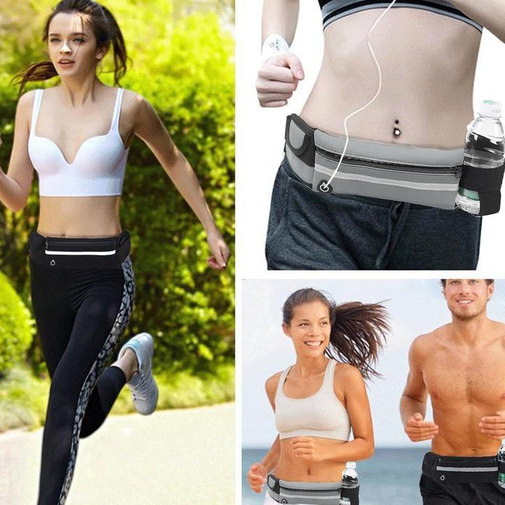 Produktbild Swissdetector Wasserdichte Gürteltasche mit verstellbarem Gürtel - Outdoor-Aktivitäten - Grau