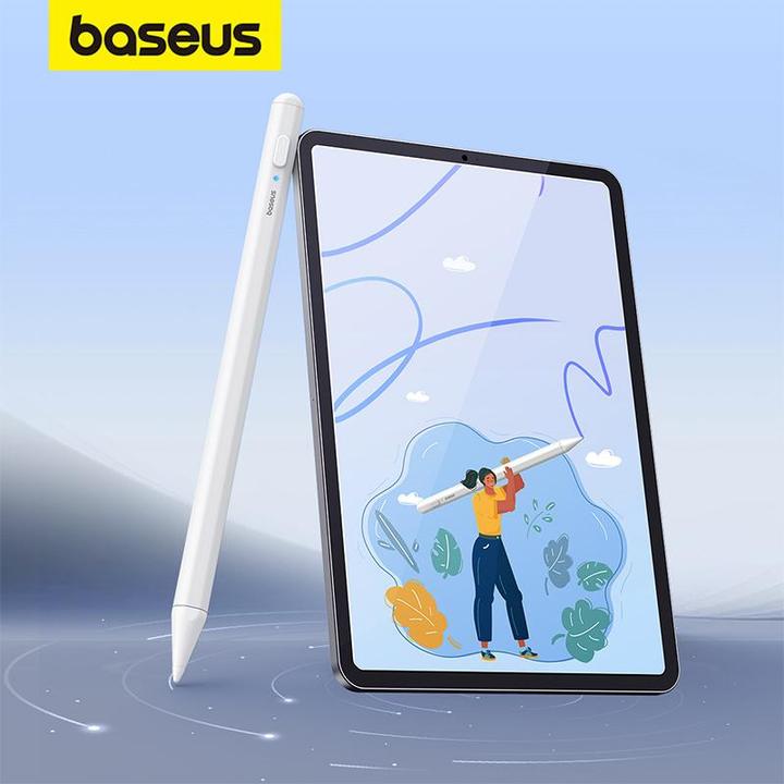 Actual product image Baseus Smooth Writing 2 Stylus Lite with LED indicator (white)