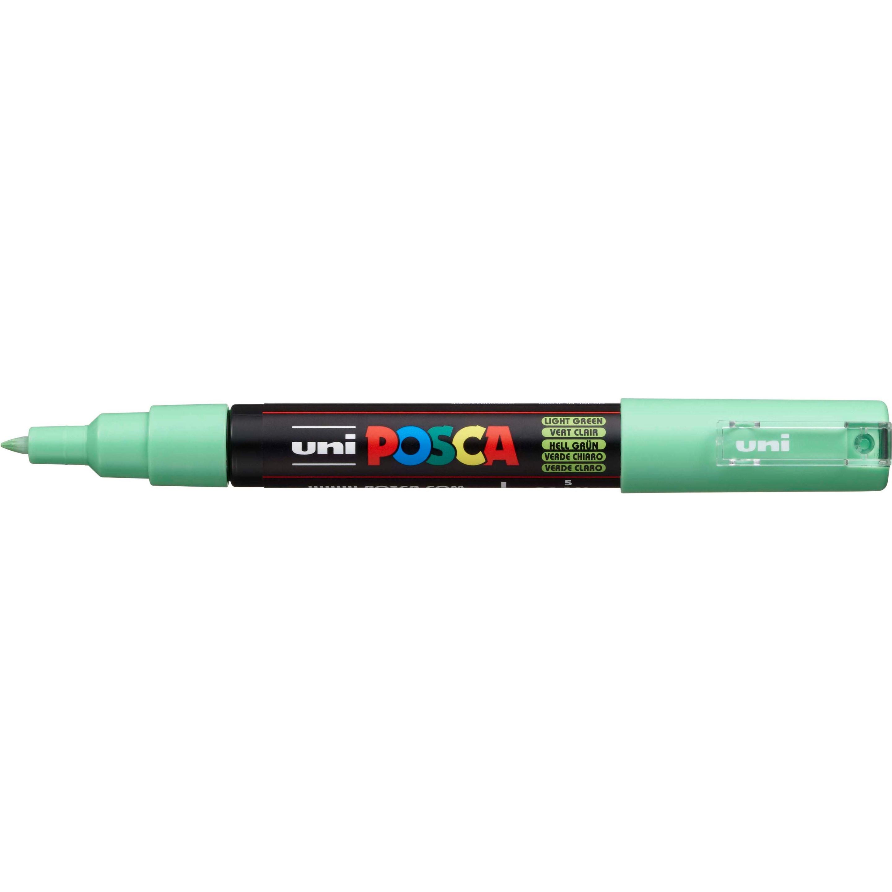 6x Posca, Marker, Marker PC-1M Rundspitze (Grün, 0.70 mm, 1 x)