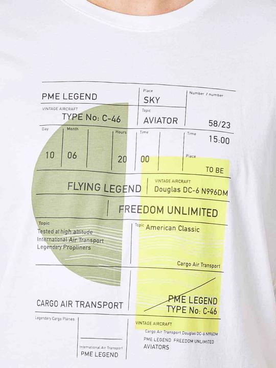 Actual product image Pme Legend Short Sleeve Jersey T-Shirt Crew Neck Bright Whit (M)