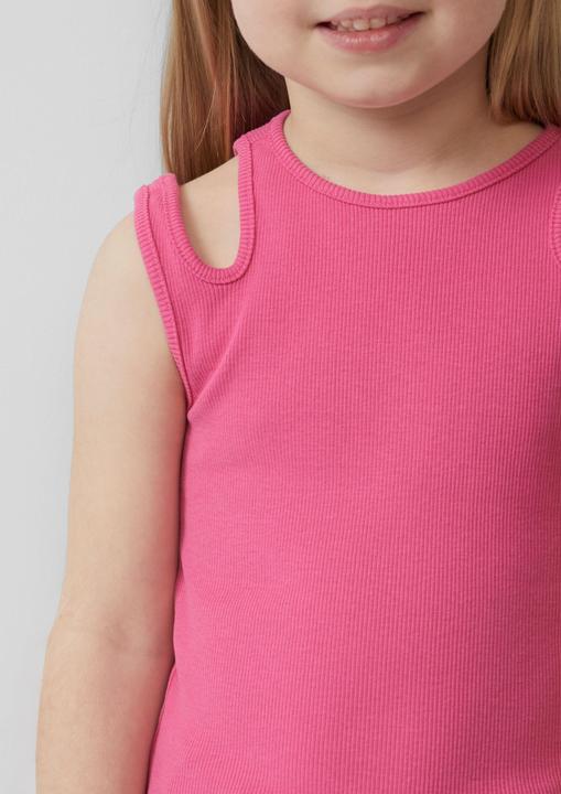 Produktbild S.Oliver T-Shirt Geripptes Tanktop mit Cut-outs (92)