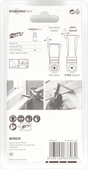 Actual product image Bosch Professional Zubehör HCS plunge cut saw blade MAIZ 32 EPC Wood, 80 x 32 mm, pack of 1